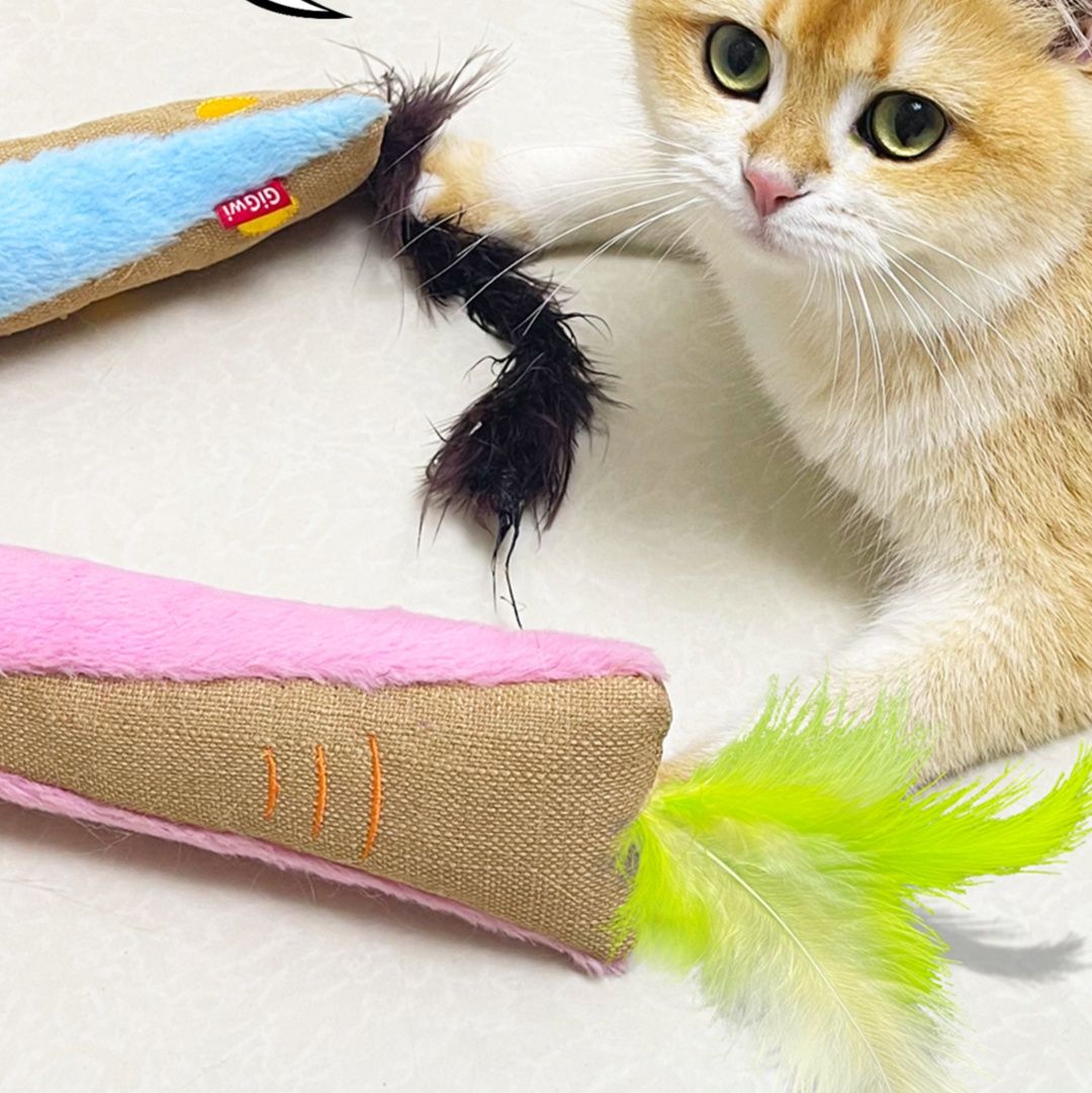 猫グッズ もふもふ猫の狩りごっこ抱き枕