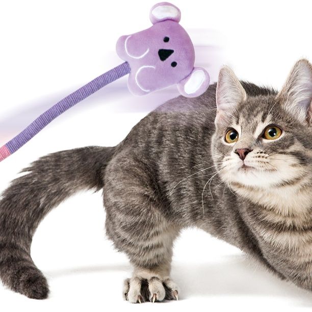 猫グッズ くまさんリードスティック