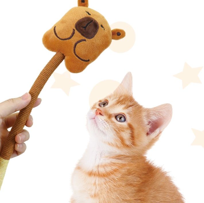 猫グッズ くまさんリードスティック