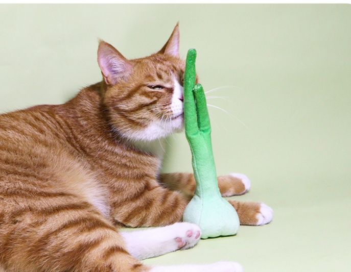 猫グッズ ねこの喜び 野菜のんびりクッション