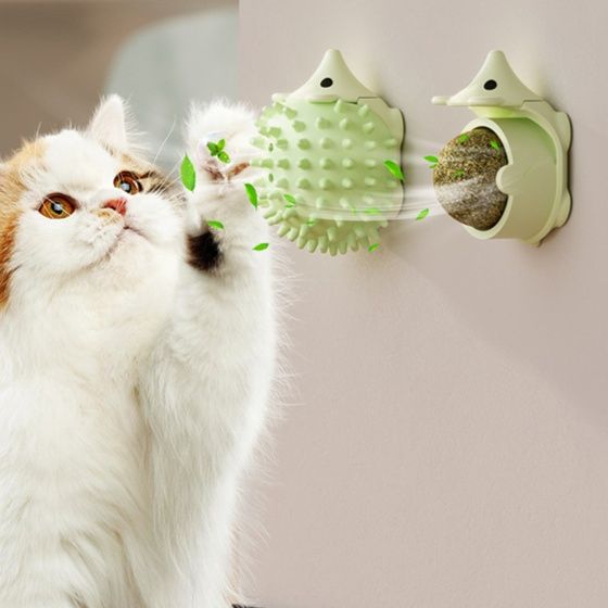 猫グッズ 壁掛け式ねこパンチボール