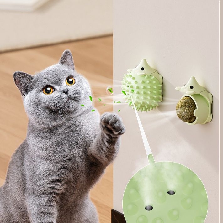猫グッズ 壁掛け式ねこパンチボール