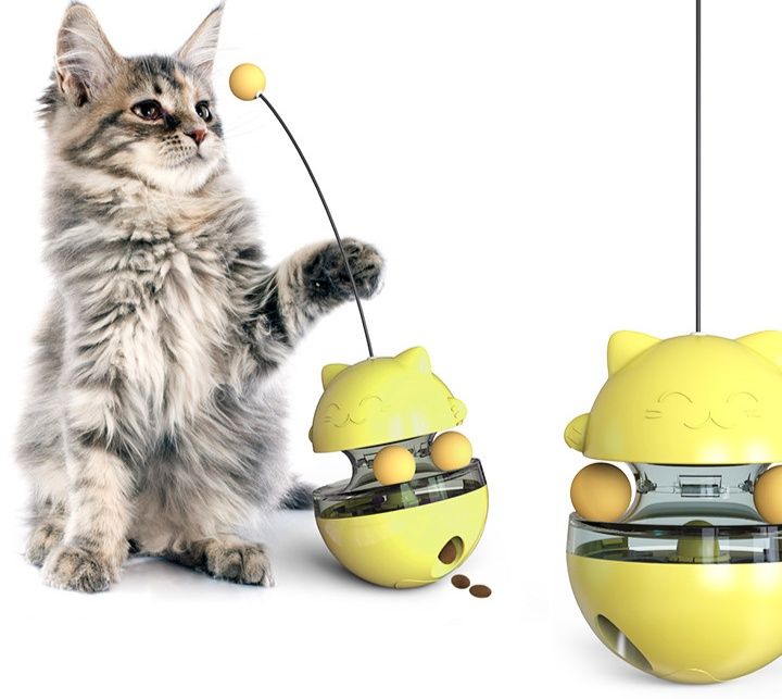 猫グッズ にゃんこハンター 猫型おやつボール
