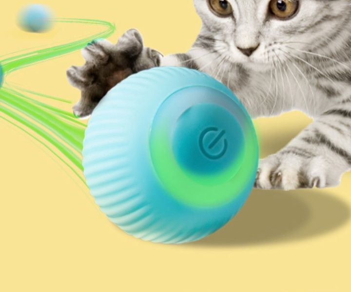 猫グッズ ぐるぐるボール 猫の狩猟本能刺激玩具