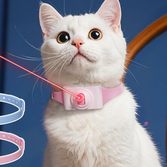 猫グッズ 猫用光線追跡首輪