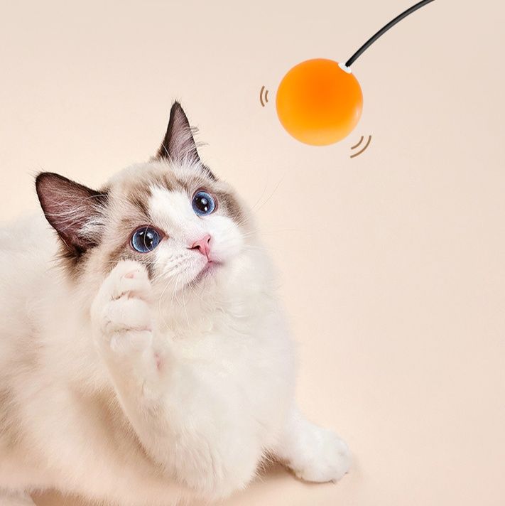 猫グッズ ふわふわ弾む猫じゃらし棒