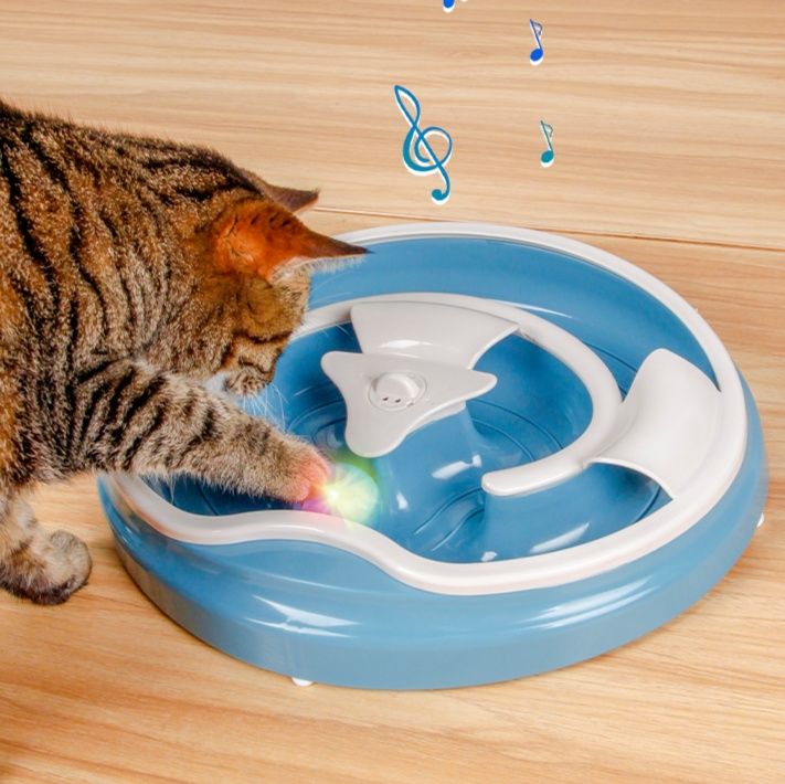 猫グッズ 迷路ボール知育パズル