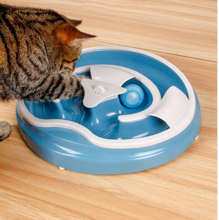 猫グッズ 迷路ボール知育パズル