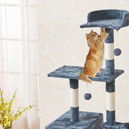 猫グッズ 多機能スポーツキャットタワー