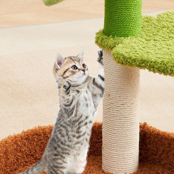 猫グッズ お花型キャットタワー爪磨き
