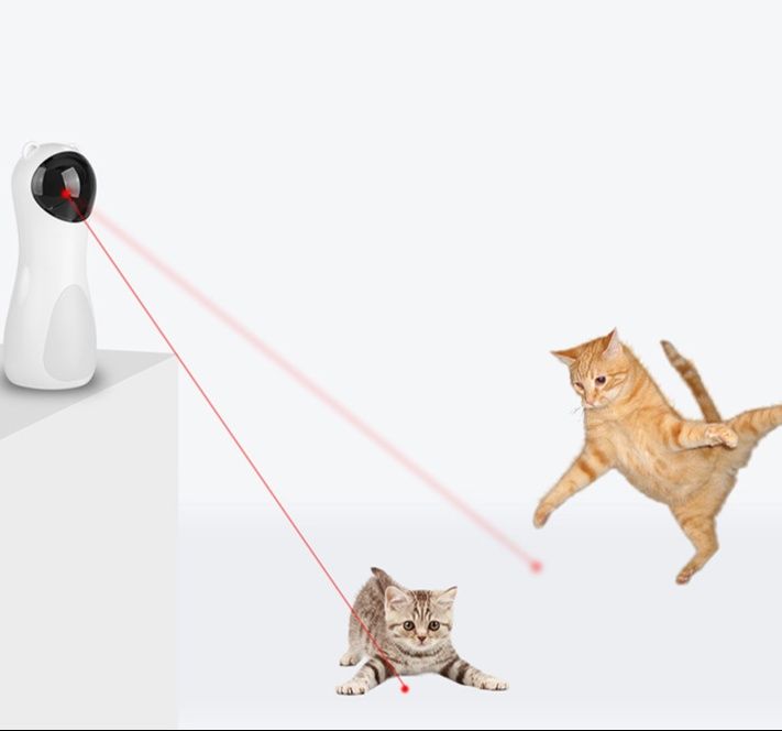 猫グッズ 自動回転レーザー猫じゃらし