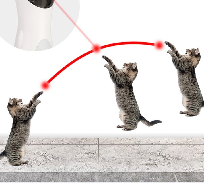 猫グッズ 自動回転レーザー猫じゃらし