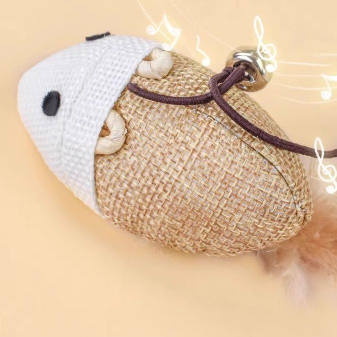 猫グッズ 天然木の猫じゃらし棒