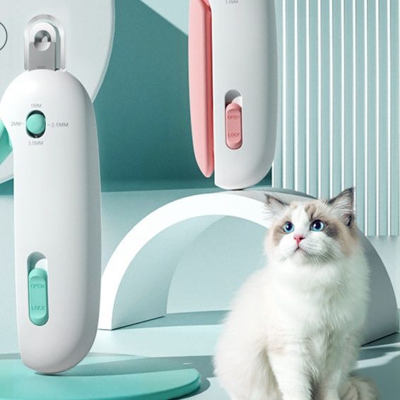 猫グッズ 猫の爪サイズ調整電動ケアクリッパー