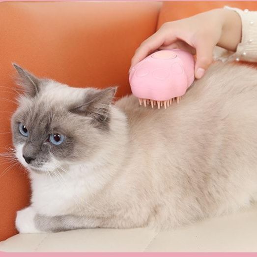 猫グッズ 猫の肉球ブラシ 抜け毛すっきり洗浄器