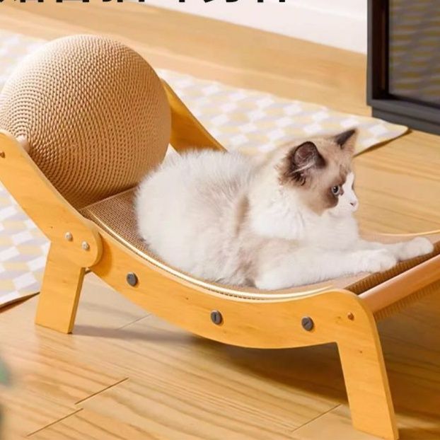 猫グッズ 運動不足解消グッズ 多機能爪研ぎ猫椅子