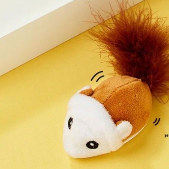 猫グッズ 運動不足解消グッズ 猫用電動ネズミおもちゃ 運動不足解消グッズ 2色選択
