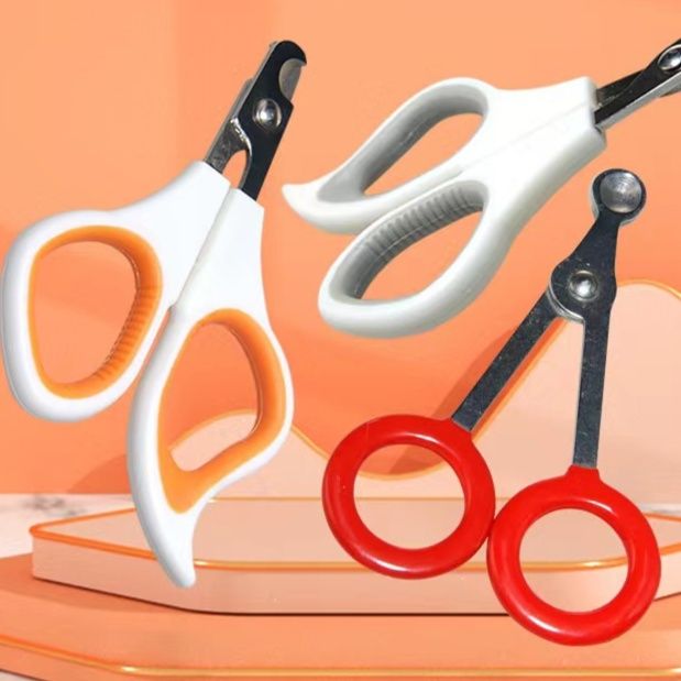 猫グッズ 爪切りグッズ 小型愛猫用安全爪切りはさみセット