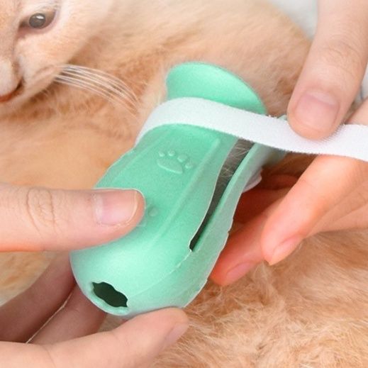 猫グッズ 防災グッズ 猫用防災足カバー調整式保護具
