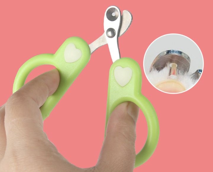 猫グッズ 爪切りグッズ 安心固定穴付き爪切りはさみ
