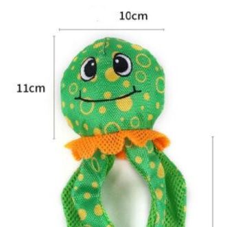 猫グッズ 運動不足解消グッズ 猫用タコ型ぬいぐるみ音鳴りおもちゃ