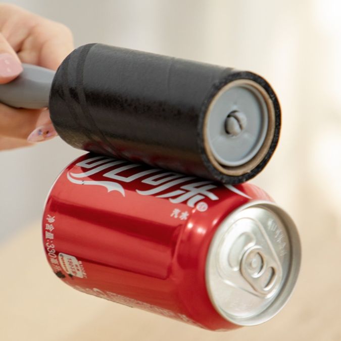 猫グッズ 抜け毛対策グッズ 三百六十度回転式粘着毛取りローラー