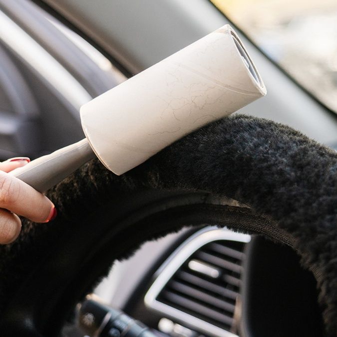 猫グッズ 抜け毛対策グッズ 三百六十度回転式粘着毛取りローラー