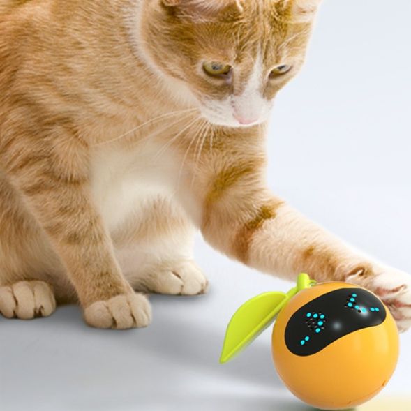猫グッズ 運動不足解消グッズ 自動光追跡電動ゲームボール