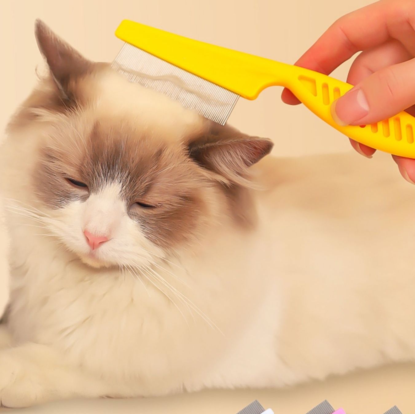 猫グッズ 抜け毛対策グッズ スチールブラシ