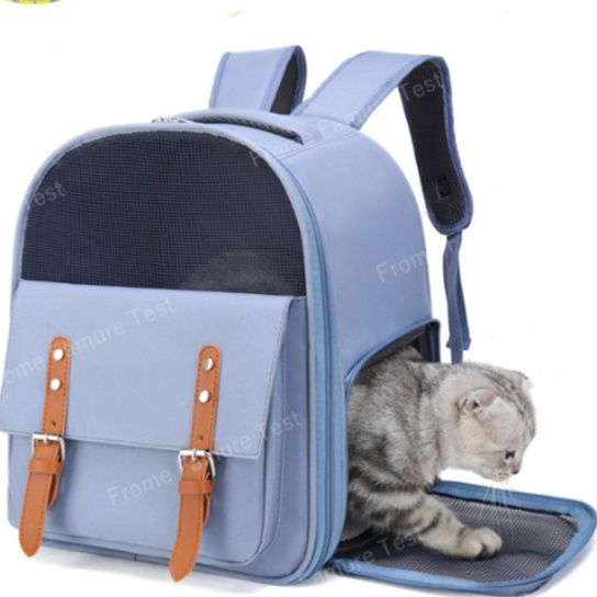 猫グッズ 防災グッズ 猫用避難背負いかばん 通気性抜群リュック型運搬袋