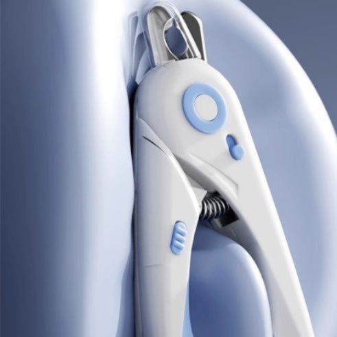 猫グッズ 照明灯付き猫用爪切り 安全ギロチン型