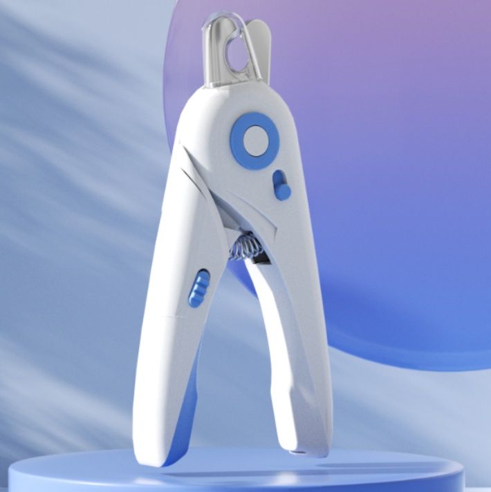 猫グッズ 照明灯付き猫用爪切り 安全ギロチン型