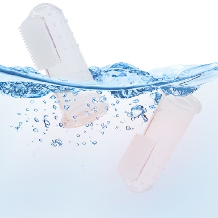 猫グッズ 猫用指サック型歯磨きブラシセット