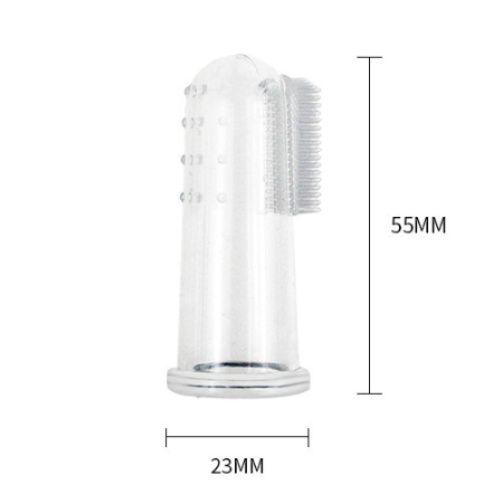 猫グッズ 猫用指サック型歯磨きブラシセット