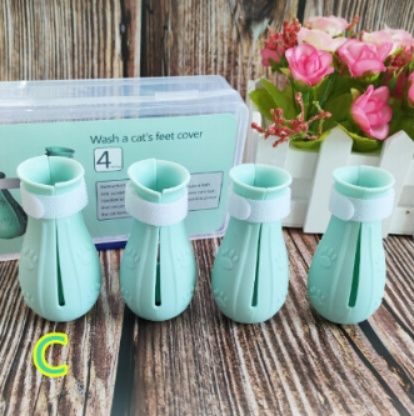 猫グッズ爪切りグッズ引っかき防止フットカバー