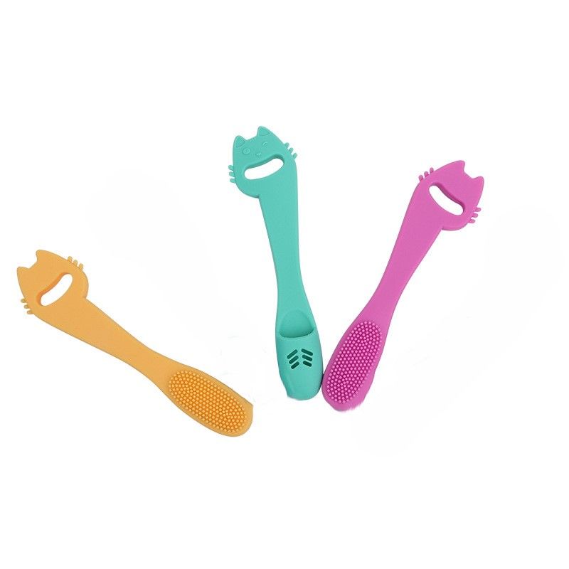 猫グッズ歯磨きグッズ愛猫用指サック型ブラシセット