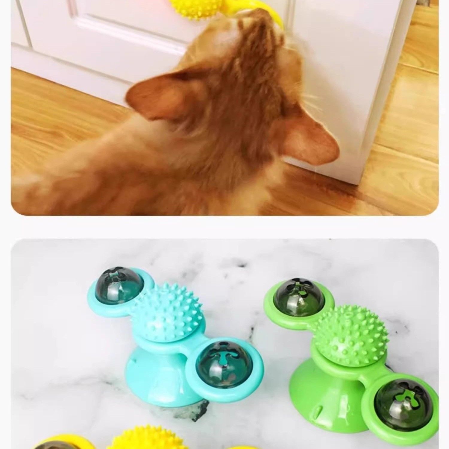 猫グッズ運動不足解消グッズ回転風車知育玩具