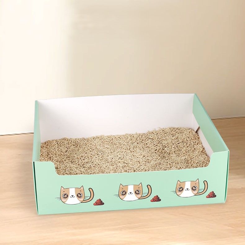 猫グッズ防災グッズ折り畳み式紙製簡易猫砂箱