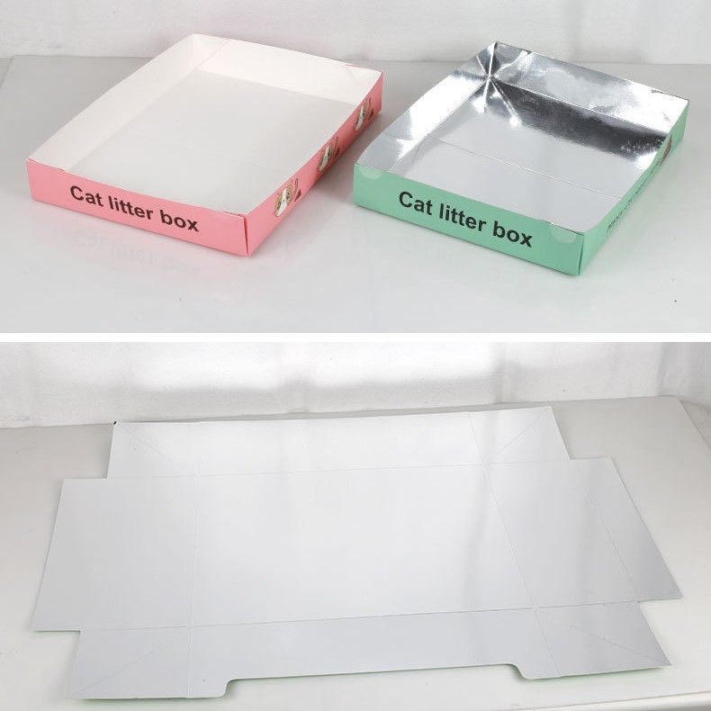 猫グッズ防災グッズ折り畳み式紙製簡易猫砂箱
