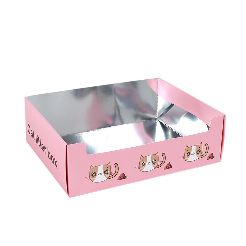 猫グッズ防災グッズ折り畳み式紙製簡易猫砂箱