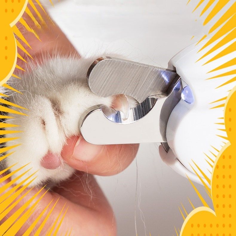 猫グッズ爪切りグッズライト機能やすり付き爪切り
