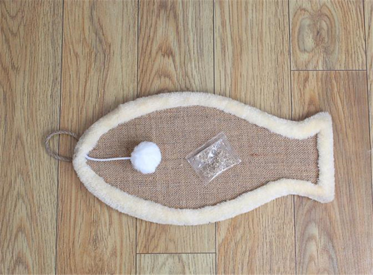 猫グッズ 猫耳型爪とぎマット 爪切りグッズ 壁保護 耐久猫用品