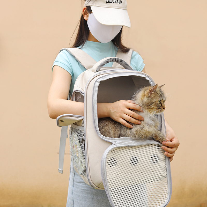 猫グッズ 猫と一緒に避難できるリュック型キャリー