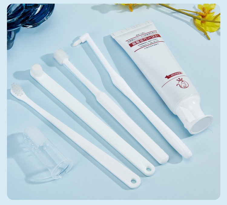 猫グッズ 愛猫の歯と歯茎を守る三本入り歯磨きセット