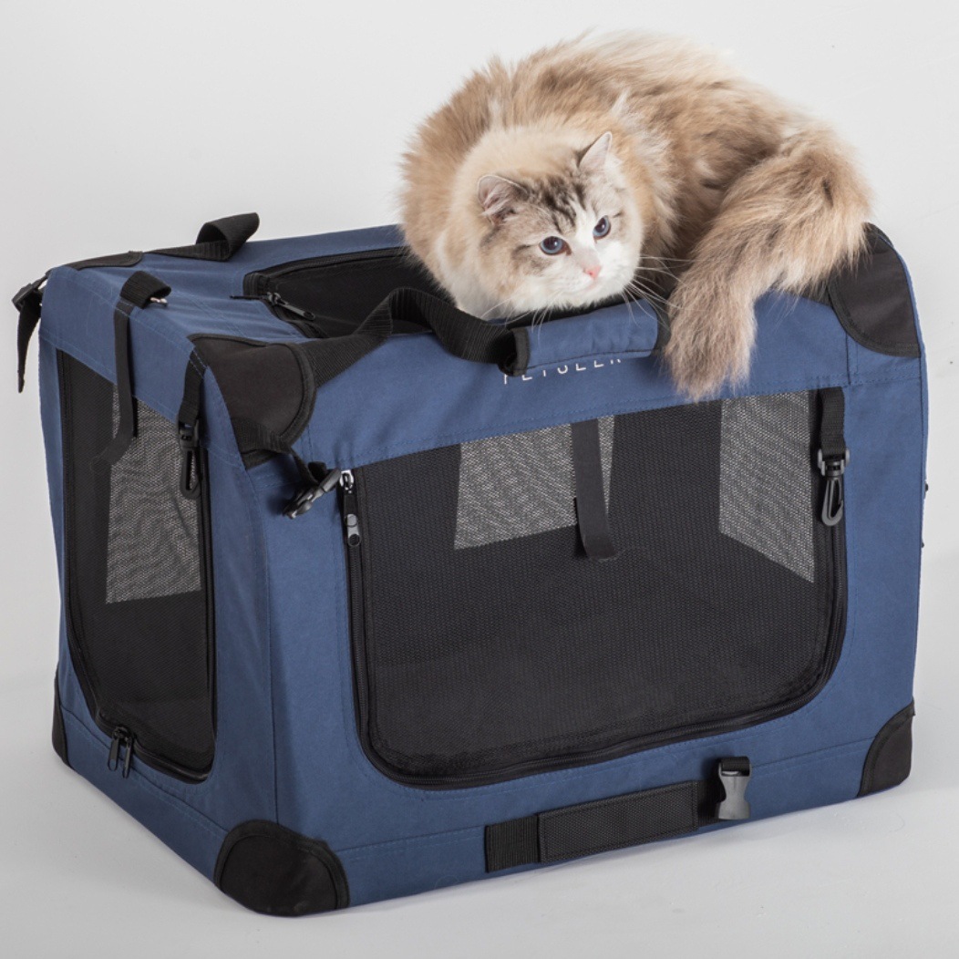 猫グッズ 防災グッズ 災害対応ソフトキャリー 避難ペットハウス