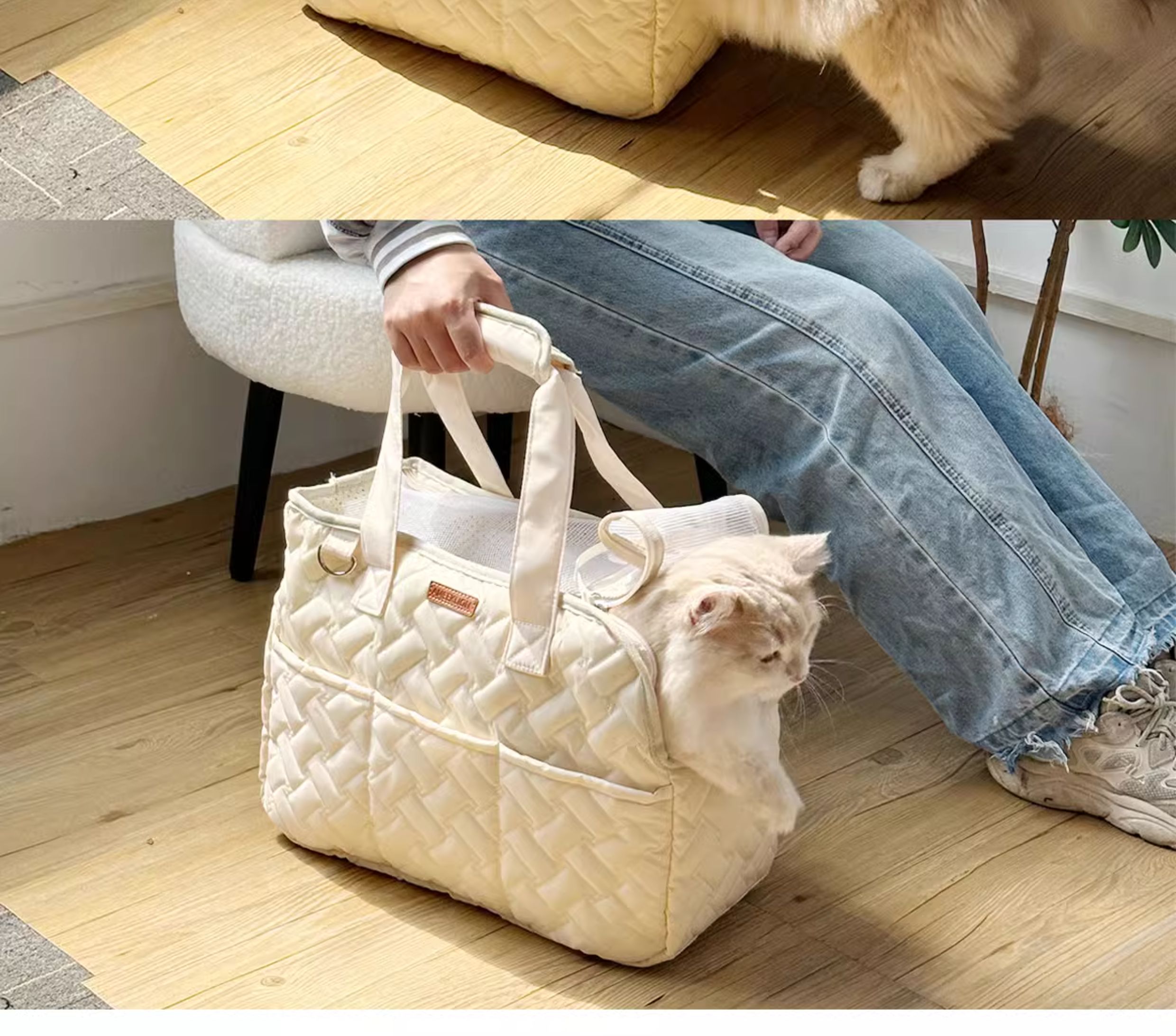 猫グッズ 猫と一緒に避難できる防災キャリーバッグ