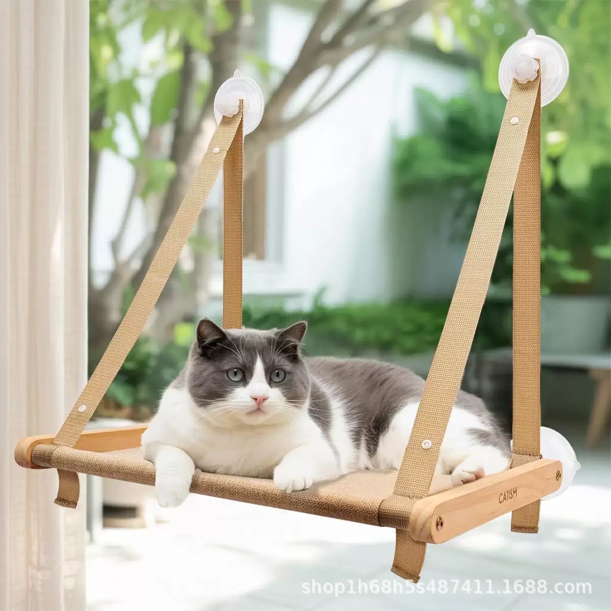 猫グッズ 窓際お昼寝ハンモック避難所