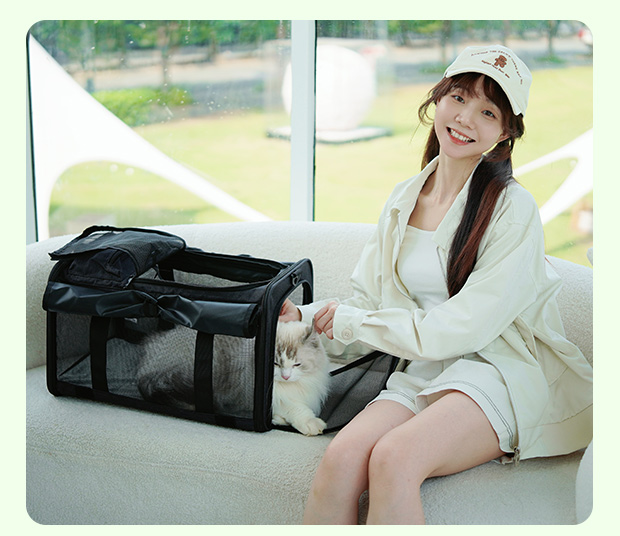 猫グッズ ペット避難用キャリーバッグ