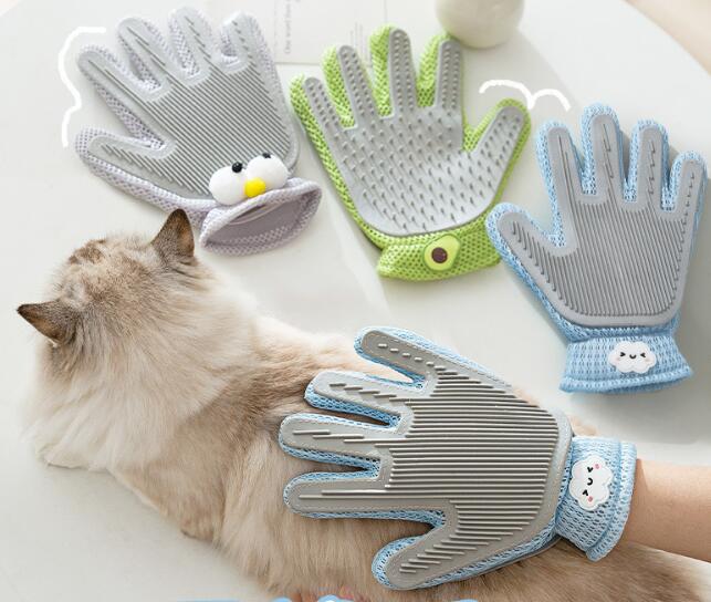 猫グッズ 猫用抜け毛対策グッズ　毛取り手袋ブラシ