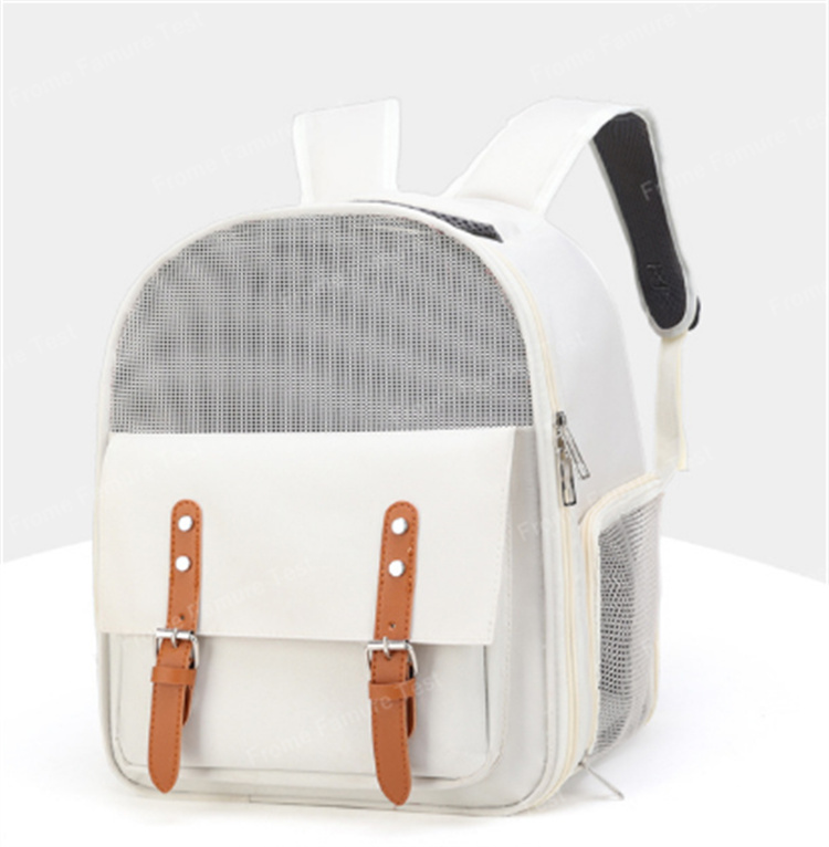 猫グッズ 防災グッズ 猫用避難背負いかばん 通気性抜群リュック型運搬袋